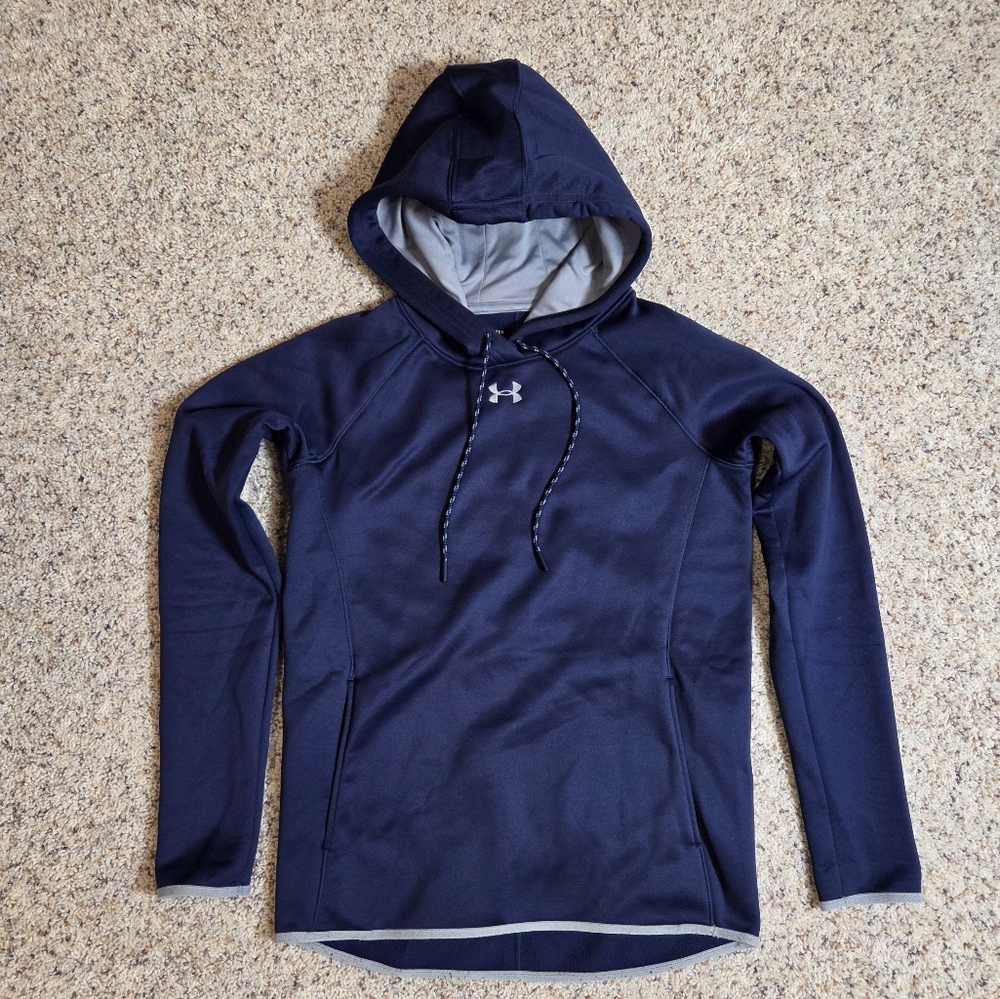 Women's Under Armour Dark Blue Hoodie with UA Logo XS
